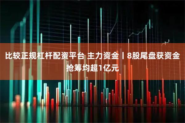 比较正规杠杆配资平台 主力资金丨8股尾盘获资金抢筹均超1亿元